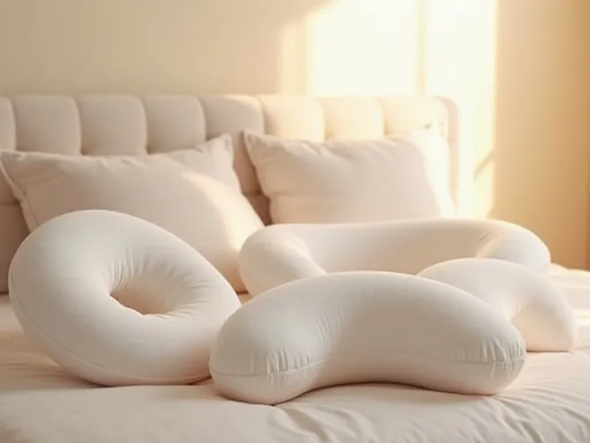 Assortment of comfortable pregnancy pillows
