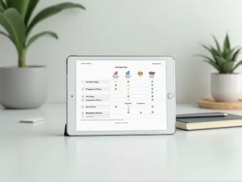 Comparison Charts for Pregnancy Pillows